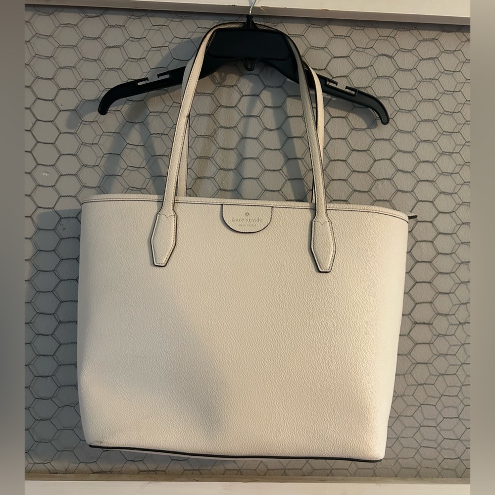 Kate Spade Cream Leather Tote